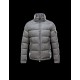 Moncler Montgenevre Detachable Hood Grey Jackets Flannel Wool Mens 41249881TR