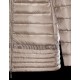 Moncler NARLAY Ultralight Turtleneck Beige Coats Nylon Womens 41457282KL