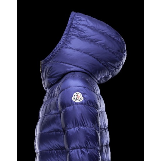 Moncler NARLAY Ultralight Turtleneck Purple Coats Nylon/Polyamide Womens 41457282KR