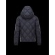 Moncler NEWMAN Detachable Hood Turtleneck Dark blue Jackets Techno Fabric Mens 41456795SO