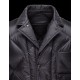 Moncler NORMAN Lapel Collar Black Overcoats Techno Fabric/Polyamide Mens 41456752GR