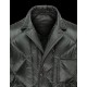 Moncler NORMAN Lapel Collar Dark green Overcoats Techno Fabric Mens 41456752AN