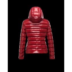 Moncler PLANE Double-Breasted Detachable Turtleneck Maroon Jackets Nylon/Polyamid Womens 41382558TD