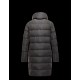 Moncler REMORAY Turtleneck Steel grey Coats Techno Fabric/Polyester Womens 41456984WJ