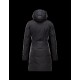 Moncler RENNE Turtleneck Black Coats Polyester Microfibre Womens 41311131VD