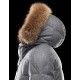 Moncler RETHEL Turtleneck Grey Jackets Wool Flannel Nylon Mens 41377893OR