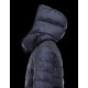 Moncler RIVER Detachable Hood Turtleneck Dark blue Coats Nylon/Polyamide Mens 41456750WW