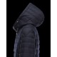 Moncler ROUX Detachable Turtleneck Dark blue Jackets Wool Flannel Mens 41456703CA