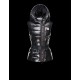 Moncler RUE Detachable Turtleneck Fur-Trimmed Hood Black Waistcoats Nylon/Racoon Womens 41456784LC