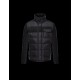 Moncler RYAN Detachable Hood Turtleneck Black Jackets Polyamide/Wool Mens 41456962LM