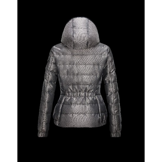 Moncler SABY Turtleneck Grey Jackets Polyester/Polyamide Womens 41464954VA