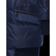 Moncler SANCES Rib Knit Collar Turtleneck Dark blue Coats Nylon/Polyester Womens 41477823MH