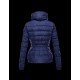 Moncler SANGLIER Inner Hood Turtleneck Blue Jackets Nylon Womens 41381027EL