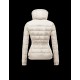 Moncler SANGLIER Inner Hood Turtleneck Ivory Jackets Nylon Womens 41381027DU