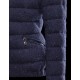 Moncler SANGLIER Turtleneck Dark blue Jackets Wool Womens 41466462TI