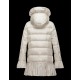 Moncler SERRE Turtleneck Ivory Coats Nylon/Polyamide Womens 41456720RA