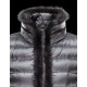 Moncler TEMPLE Ultralight Turtleneck Steel grey Jackets Nylon/Mink Womens 41456772KB