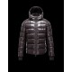 Moncler Aubert Hooded Neckline Dark brown Jackets Nylon/Polyamid Mens 41224644PX