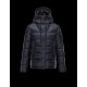 Moncler BASILE Turtleneck Fixed Hood Dark blue Jackets Polyamide Mens 41457019XO