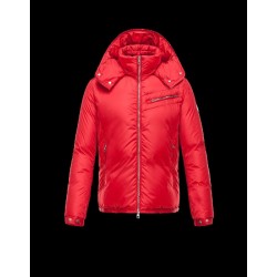 Moncler BRAD Detachable Hood Red Jackets Nylon/Polyamid Mens 41459676JP