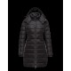 Moncler CHARPAL Detachable Turtleneck Black Coats Nylon/Polyamide Womens 41457122BS