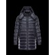 Moncler DUSTIN Detachable Hood Turtleneck Dark blue Coats Techno Fabric/Polyamide Mens 41456791NS