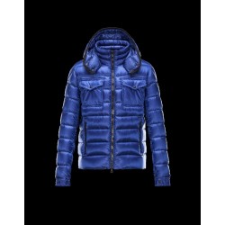 Moncler EDWARD Detachable Hood Turtleneck Purple Jackets Techno Fabric Mens 41456708FA