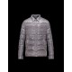 Moncler GAMME BLEU Classic Neckline Grey Jackets Nylon/Polyamid Mens 41472641MD