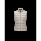 Moncler Ghany Mock Neckline Beige Waistcoats Nylon/Polyamid Womens 41236562TX