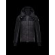 Moncler JORDAN Detachable Hood Turtleneck Black Jackets Nylon Wool Mens 41466227WO