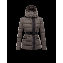 Moncler LAVAUD Detachable Turtleneck Dark green Jackets Polyester Womens 41460688RJ