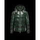 Moncler Maya Detachable Hood Green Jackets Nylon/Polyamid Mens 41236584QX