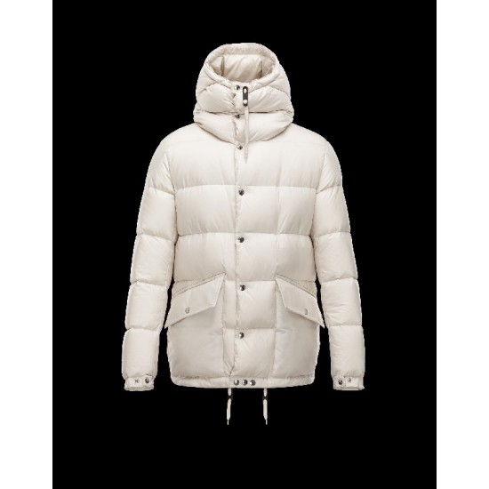 Moncler MONTCLAR Ultralight Fixed Hood Ivory Jackets Cotton Mens 41456716PF