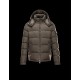 Moncler Montgenevre Detachable Hood Military green Jackets Flannel Wool Mens 41249881LI