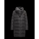 Moncler REMORAY Turtleneck Steel grey Coats Techno Fabric/Polyester Womens 41456984WJ