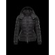 Moncler SABY Turtleneck Detachable Black Jackets Technical Nylon Womens 41457124LH