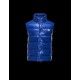 Moncler Tib Turtleneck Slate blue Waistcoats Nylon/Polyamid Mens 41236593CH