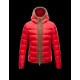 Moncler CANUT Knitted Collar Red Jackets Pa/Polyurethane Mens 41311219EJ