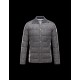 Moncler GAMME BLEU Classic Neckline Grey Jackets Technical Fabric Mens 41472638NI