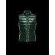 Moncler Ghany Mock Neckline Emerald green Waistcoats Nylon/Polyamid Womens 41236562FN