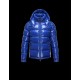 Moncler Maya Detachable Hood Azure Jackets Nylon/Polyamid Mens 41236584WH