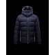 Moncler Montgenevre Detachable Hood Blue Jackets Flannel Wool Mens 41249881MK