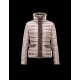 Moncler TEMPLE Ultralight Turtleneck Dove grey Jackets Nylon/Mink Womens 41456772XL