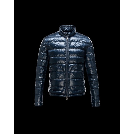 Moncler ACORUS Ultralight Blue Jackets Techno Fabric/Polyamide Mens 41338935EP