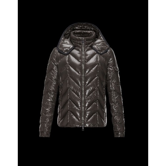 Moncler BERRIAT Detachable Hood Turtleneck Dark green Jackets Nylon/Polyamid Mens 41456769UD