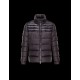 Moncler DINANT Concealed Hood Turtleneck Black Jackets Polyester Mens 41382282LM