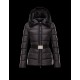 Moncler FABREGES Detachable Turtleneck Black Jackets Polyamide/Beaver Womens 41456715WM