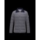 Moncler GAMME BLEU Classic Neckline Dark blue Jackets Techno Fabric Mens 41472638RW