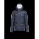 Moncler GAMME BLEU Turtleneck Dark blue Jackets Nylon/Pa Mens 41459916TA