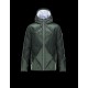 Moncler GAMME BLEU Turtleneck Dark green Jackets Polyamide/Wool/Flannel Mens 41464454RQ